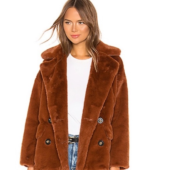 Free People Faux Teddy Coat - Picture 9 of 10